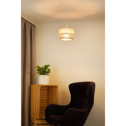 Brilagi - Lámpara LED colgante BOHO STYLE 1xE27/15W/230V diá. 25 cm