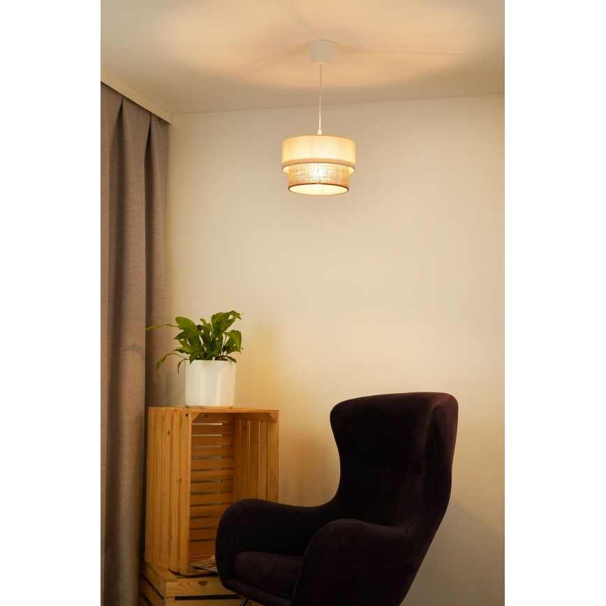 Brilagi - Lámpara LED colgante BOHO STYLE 1xE27/15W/230V diá. 25 cm