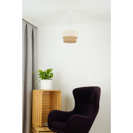 Brilagi - Lámpara LED colgante BOHO STYLE 1xE27/15W/230V diá. 25 cm