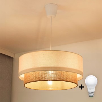Brilagi - Lámpara LED colgante BOHO STYLE 1xE27/15W/230V diá. 40 cm