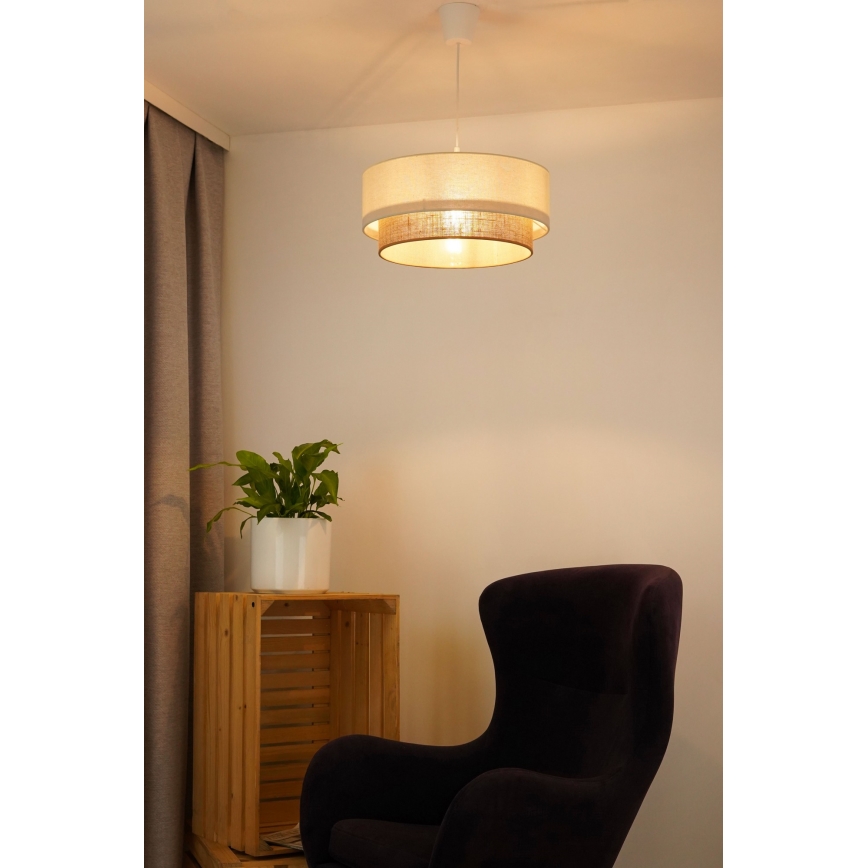 Brilagi - Lámpara LED colgante BOHO STYLE 1xE27/15W/230V diá. 40 cm