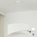 Brilagi - Lámpara LED colgante LYRA 1xE27/15W/230V blanco