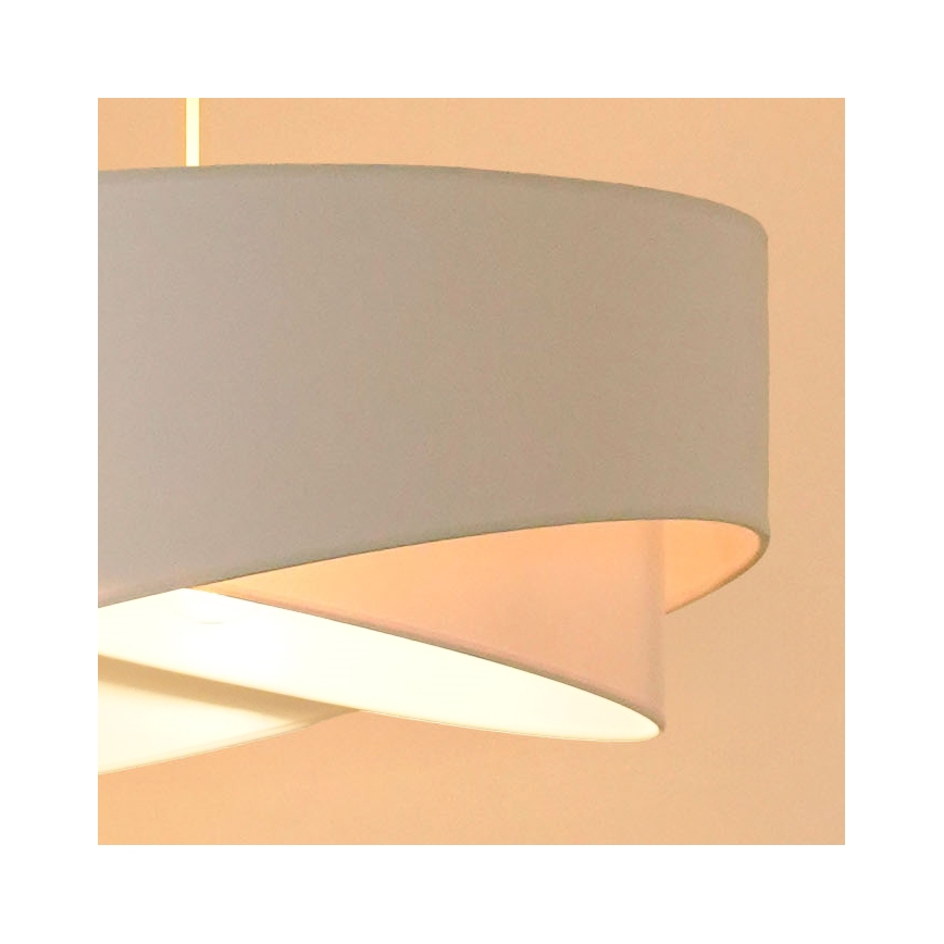Brilagi - Lámpara LED colgante LYRA 1xE27/15W/230V blanco