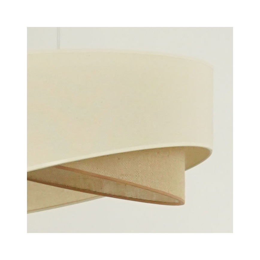 Brilagi - Lámpara LED colgante LYRA 1xE27/15W/230V color crema/beige