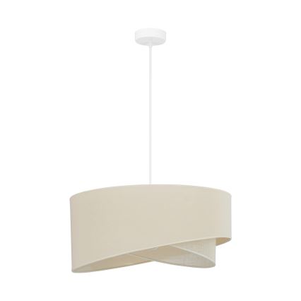 Brilagi - Lámpara LED colgante LYRA 1xE27/15W/230V color crema