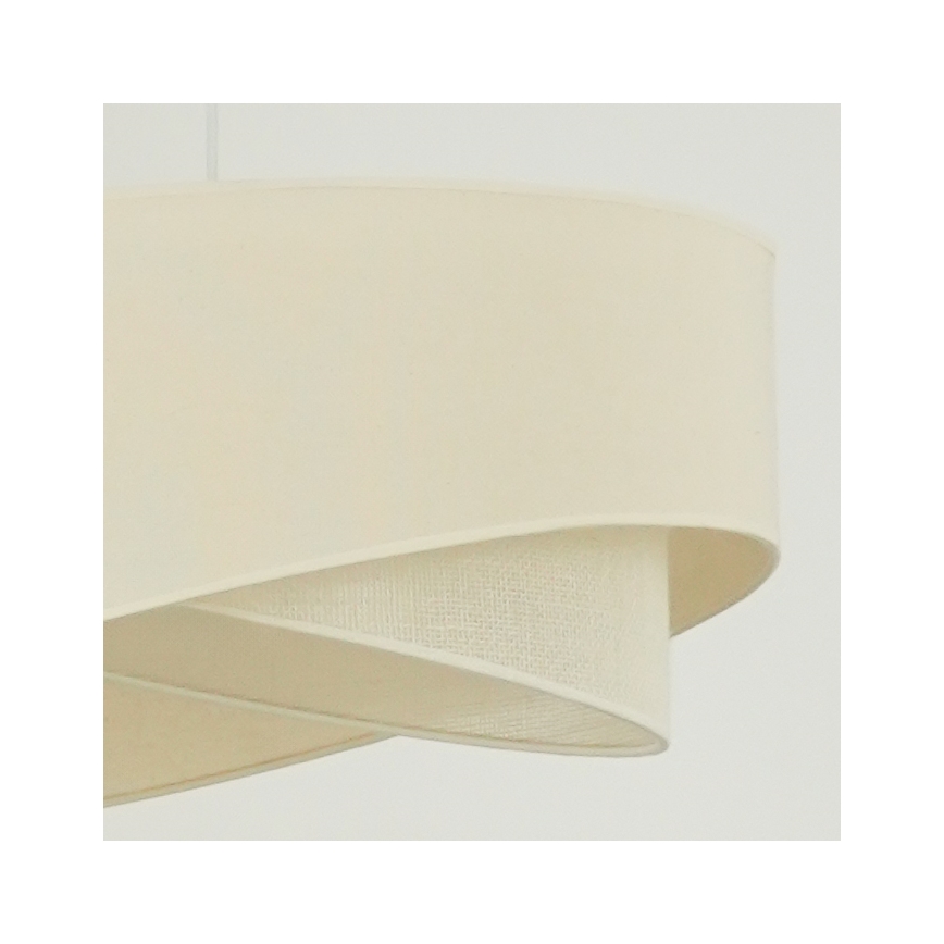 Brilagi - Lámpara LED colgante LYRA 1xE27/15W/230V color crema
