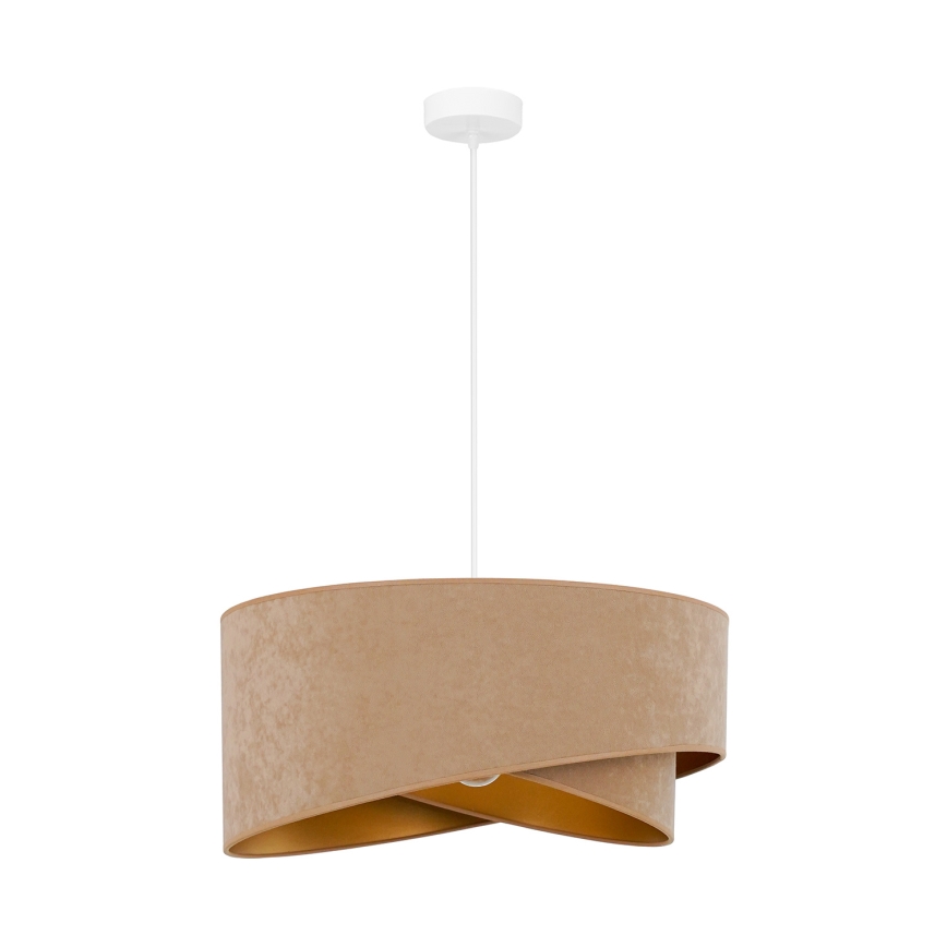 Brilagi - Lámpara LED colgante LYRA 1xE27/15W/230V marrón/dorado