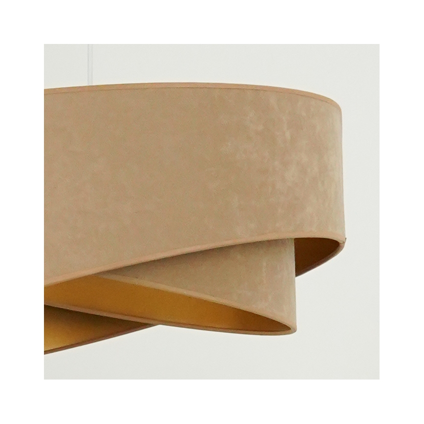 Brilagi - Lámpara LED colgante LYRA 1xE27/15W/230V marrón/dorado