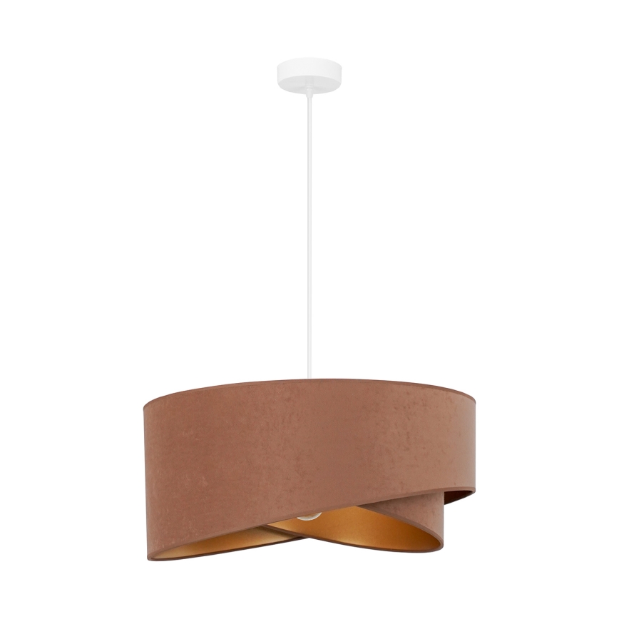 Brilagi - Lámpara LED colgante LYRA 1xE27/15W/230V marrón/dorado