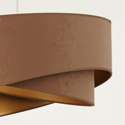 Brilagi - Lámpara LED colgante LYRA 1xE27/15W/230V marrón/dorado