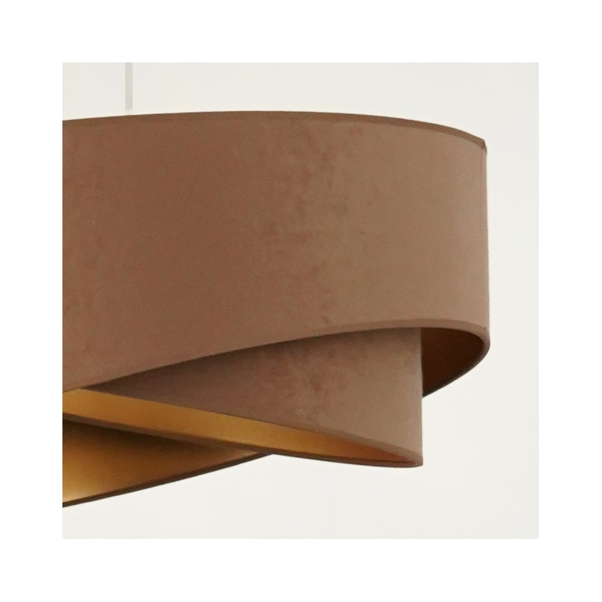 Brilagi - Lámpara LED colgante LYRA 1xE27/15W/230V marrón/dorado
