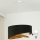 Brilagi - Lámpara LED colgante LYRA 1xE27/15W/230V negro/color crema/dorado