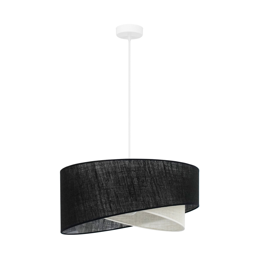 Brilagi - Lámpara LED colgante LYRA 1xE27/15W/230V negro/color crema