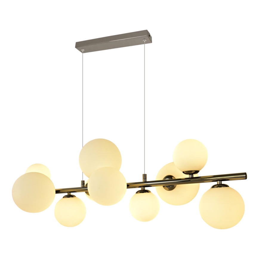 Brilagi - Lámpara LED colgante MILLA 10xG9/3W/230V cromo brillante/blanco