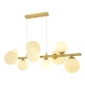 Brilagi - Lámpara LED colgante MILLA 10xG9/3W/230V dorado/blanco