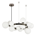 Brilagi - Lámpara LED colgante MILLA 15xG9/3W/230V cromo brillante/blanco