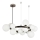 Brilagi - Lámpara LED colgante MILLA 15xG9/3W/230V cromo brillante/blanco
