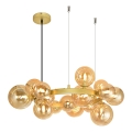 Brilagi - Lámpara LED colgante MILLA 15xG9/3W/230V dorado