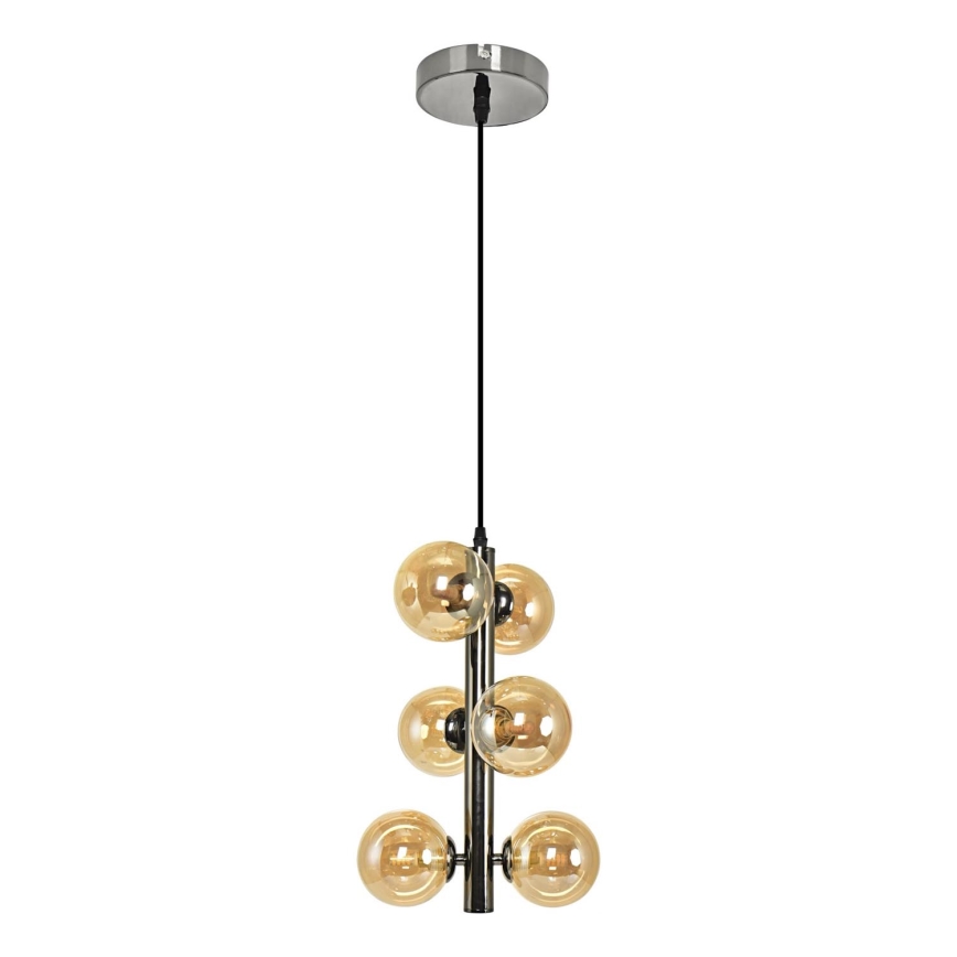 Brilagi - Lámpara LED colgante MILLA 6xG9/3W/230V cromo brillante/dorado
