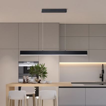Brilagi - Lámpara LED colgante SLEEKLINE LED/40W/230V 3000/4500/6000K negro