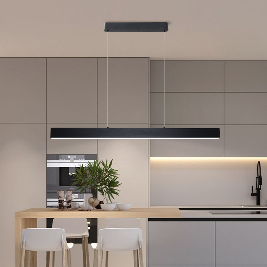 Brilagi - Lámpara LED colgante SLEEKLINE LED/40W/230V 3000/4500/6000K negro