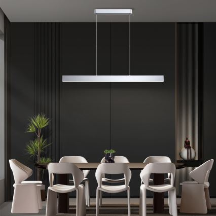 Brilagi - Lámpara LED colgante SLEEKLINE LED/40W/230V 3000/4500/6000K plata