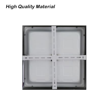 Brilagi - Plafón LED de baño FRAME LED/24W/230V 30x30 cm 3000/4000/6000K IP44 negro