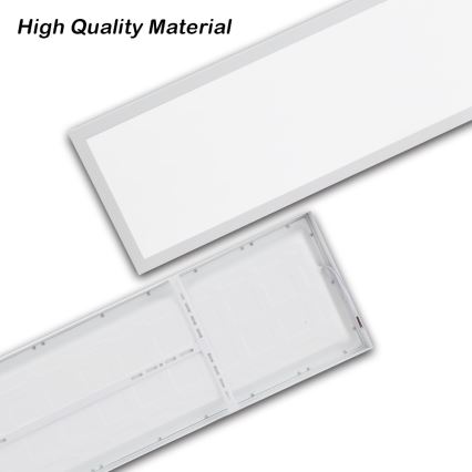 Brilagi - Plafón LED de baño FRAME LED/50W/230V 30x120 cm 3000/4000/6000K IP44 blanco