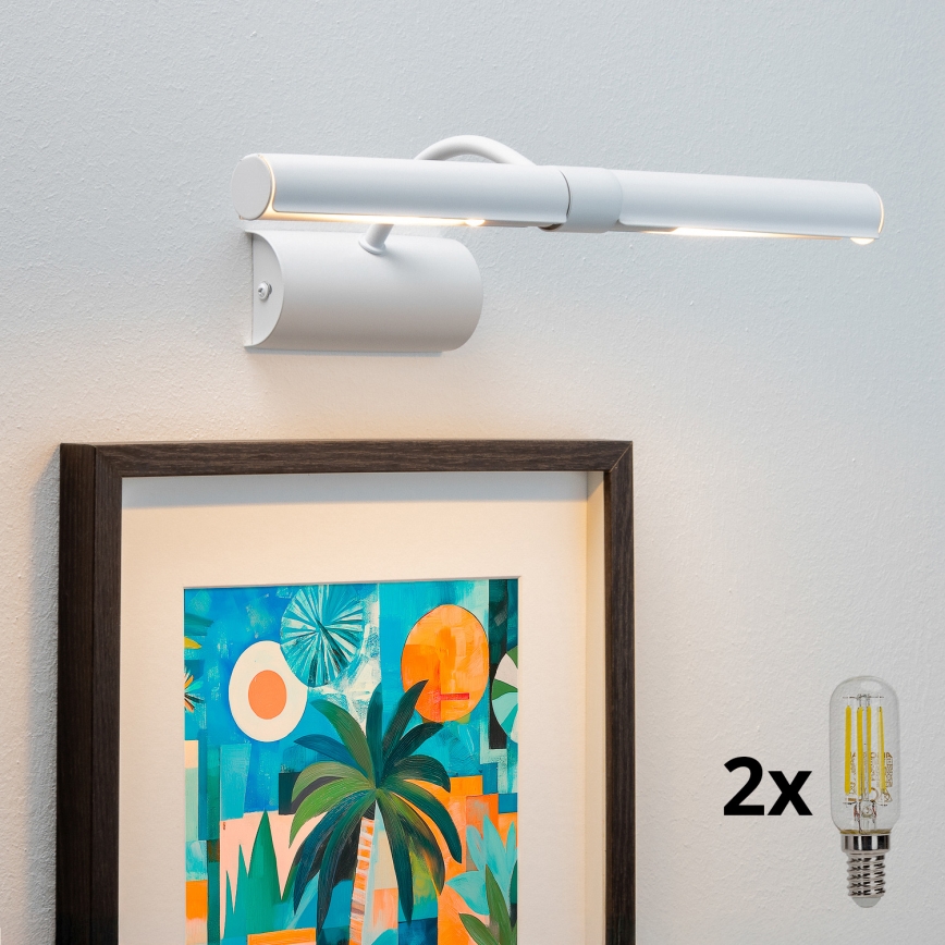 Brilagi - Lámpara LED de cuadro DANAE 2xE14/4W/230V 3000K blanco