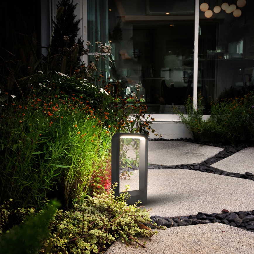 Brilagi - Lámpara LED de exterior BARI LED/7W/230V 3000/4000/6000K antracita IP54 30 cm