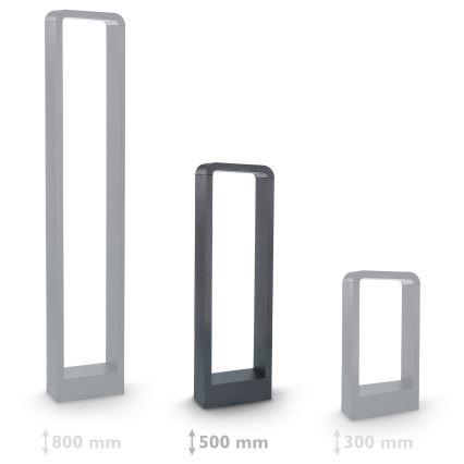 Brilagi - Lámpara LED de exterior BARI LED/7W/230V 3000/4000/6000K antracita IP54 50 cm