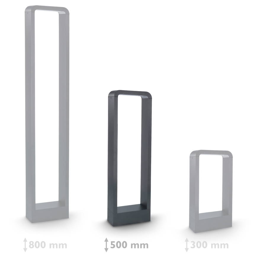 Brilagi - Lámpara LED de exterior BARI LED/7W/230V 3000/4000/6000K antracita IP54 50 cm