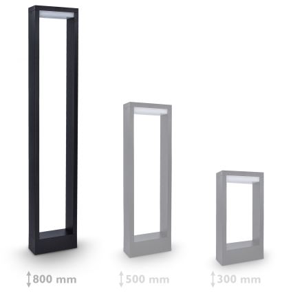 Brilagi - Lámpara LED de exterior BARI LED/7W/230V 3000/4000/6000K antracita IP54 80 cm