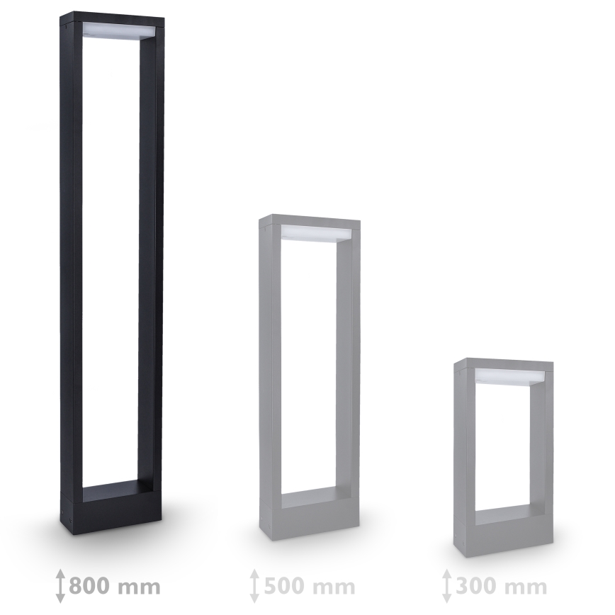 Brilagi - Lámpara LED de exterior BARI LED/7W/230V 3000/4000/6000K antracita IP54 80 cm