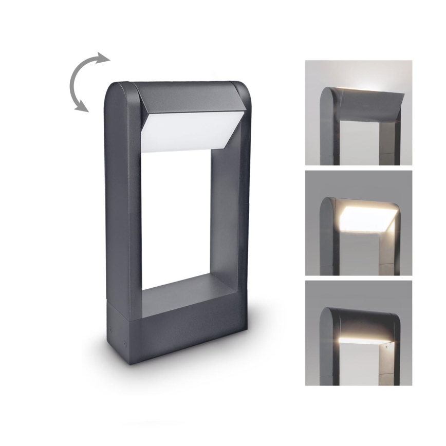 Brilagi - Lámpara LED de exterior CROTONE LED/7W/230V antracita IP54 30 cm