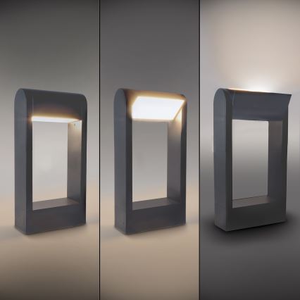 Brilagi - Lámpara LED de exterior CROTONE LED/7W/230V antracita IP54 30 cm