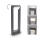 Brilagi - Lámpara LED de exterior CROTONE LED/7W/230V antracita IP54 50 cm