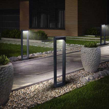 Brilagi - Lámpara LED de exterior CROTONE LED/7W/230V antracita IP54 80 cm