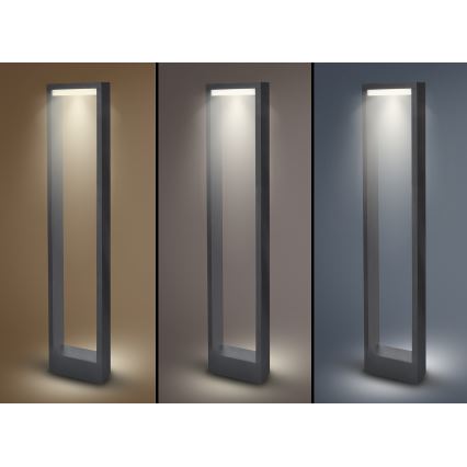 Brilagi - Lámpara LED de exterior RAGUSA LED/7W/230V 3000/4000/6000K antracita IP54 80 cm