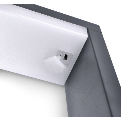 Brilagi - Lámpara LED de exterior RAGUSA LED/7W/230V 3000/4000/6000K antracita IP54 80 cm