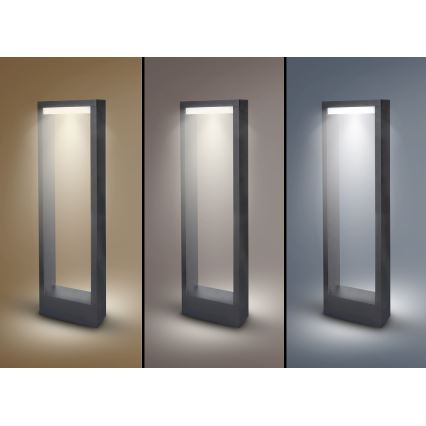 Brilagi - Lámpara LED de exterior RAGUSA LED/7W/230V 3000/4000/6000K antracita IP54 50 cm