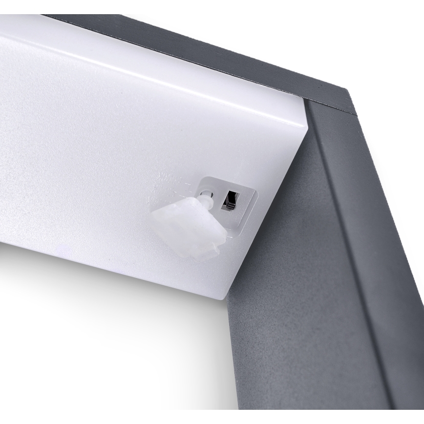 Brilagi - Lámpara LED de exterior RAGUSA LED/7W/230V 3000/4000/6000K antracita IP54 50 cm