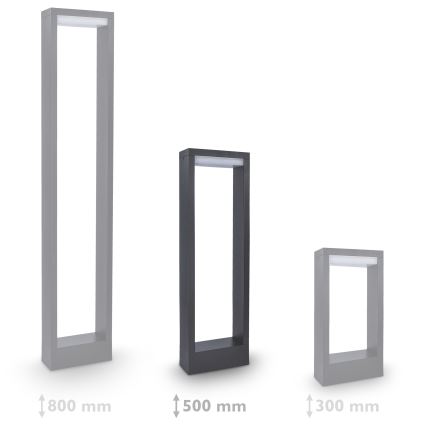 Brilagi - Lámpara LED de exterior RAGUSA LED/7W/230V 3000/4000/6000K antracita IP54 50 cm