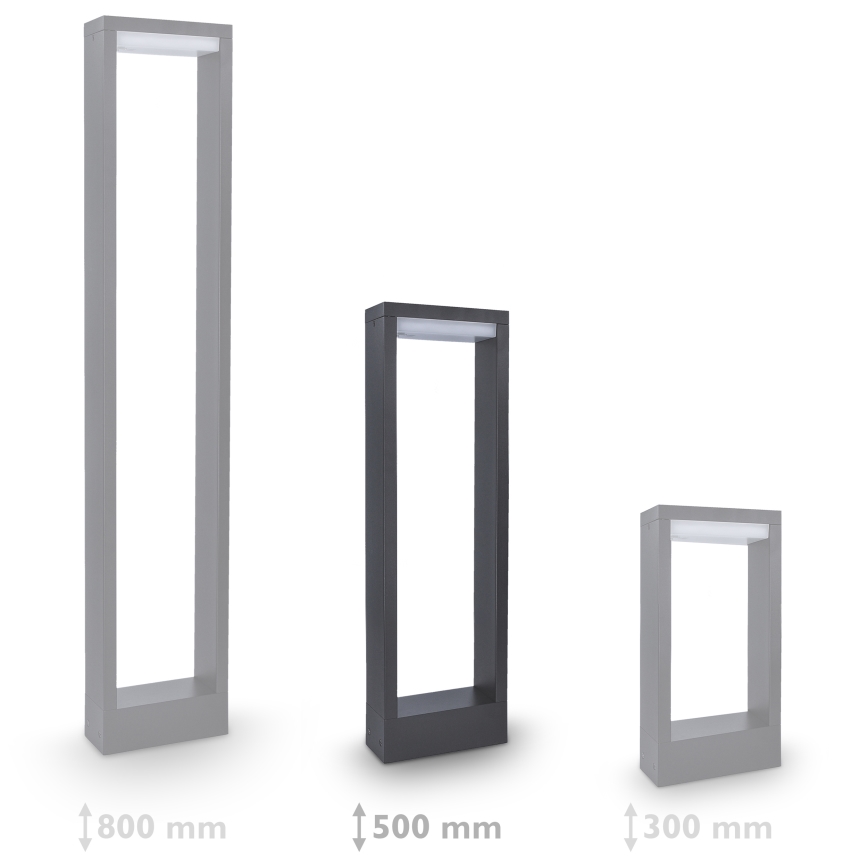 Brilagi - Lámpara LED de exterior RAGUSA LED/7W/230V 3000/4000/6000K antracita IP54 50 cm