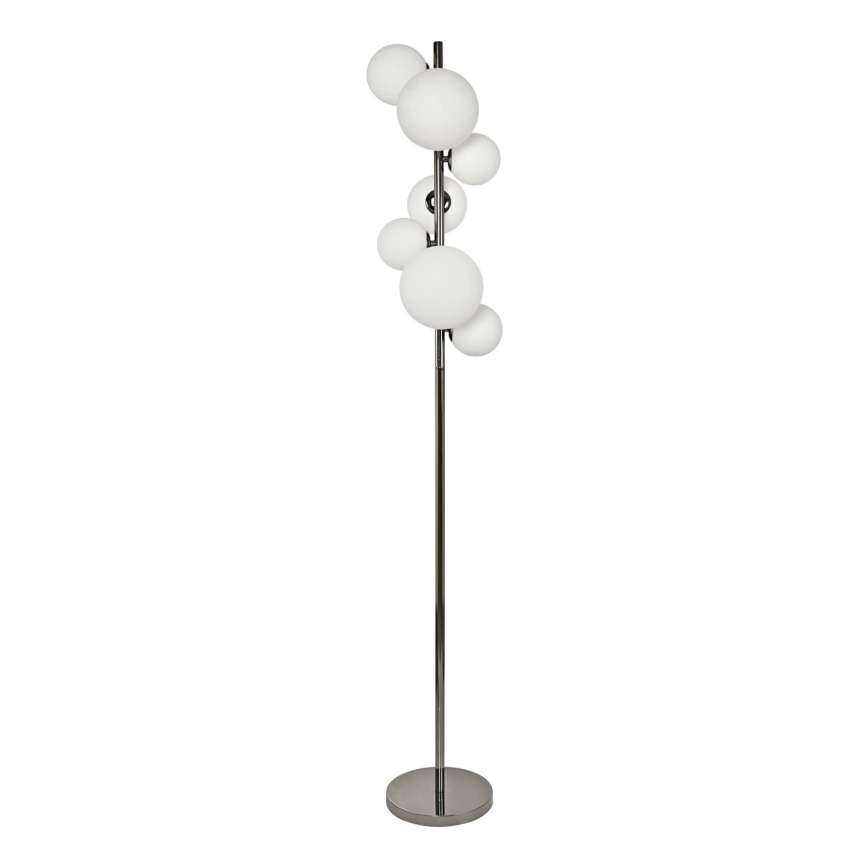 Brilagi - Lámpara LED de pie MILLA 7xG9/3W/230V cromo brillante/blanco