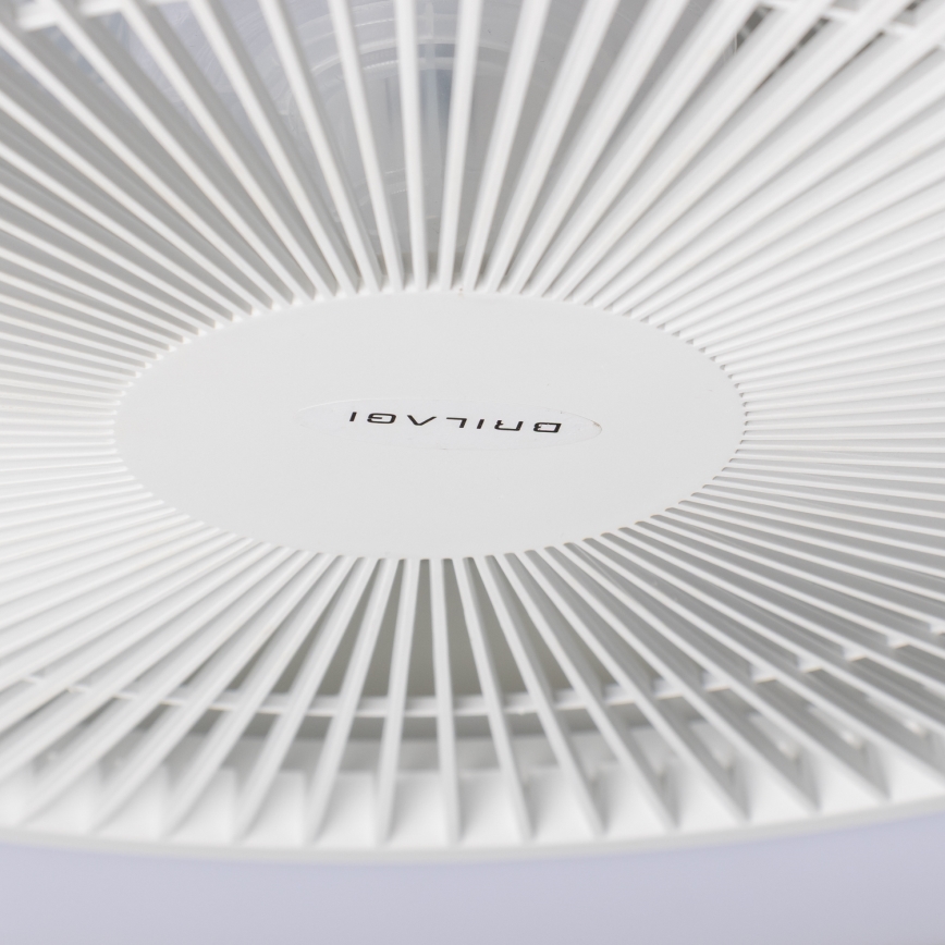 Brilagi - Lámpara LED regulable con ventilador AURA LED/38W/230V 3000-6000K blanco + control remoto