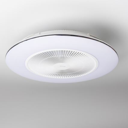 Brilagi - Lámpara LED regulable con ventilador AURA LED/38W/230V 3000-6000K blanco + control remoto