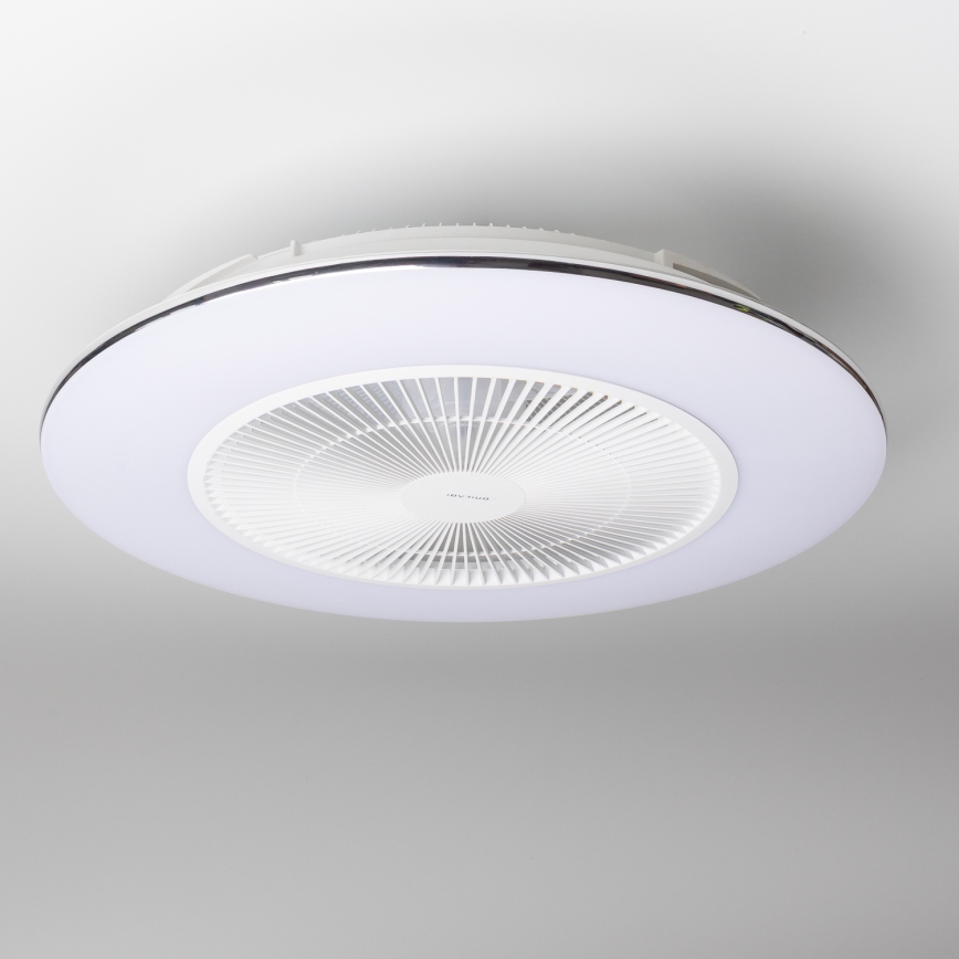 Brilagi - Lámpara LED regulable con ventilador AURA LED/38W/230V 3000-6000K blanco + control remoto