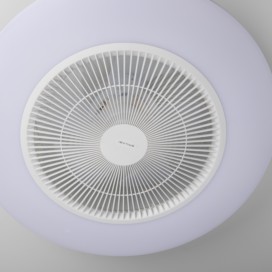 Brilagi - Lámpara LED regulable con ventilador AURA LED/38W/230V 3000-6000K blanco + control remoto