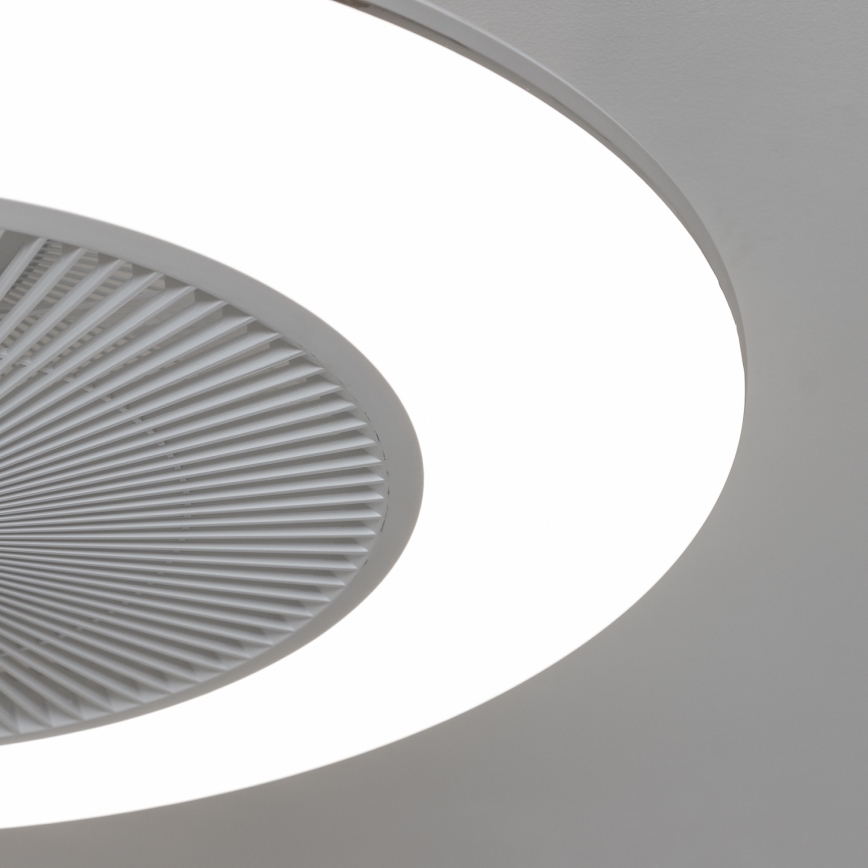 Brilagi - Lámpara LED regulable con ventilador AURA LED/38W/230V 3000-6000K blanco + control remoto